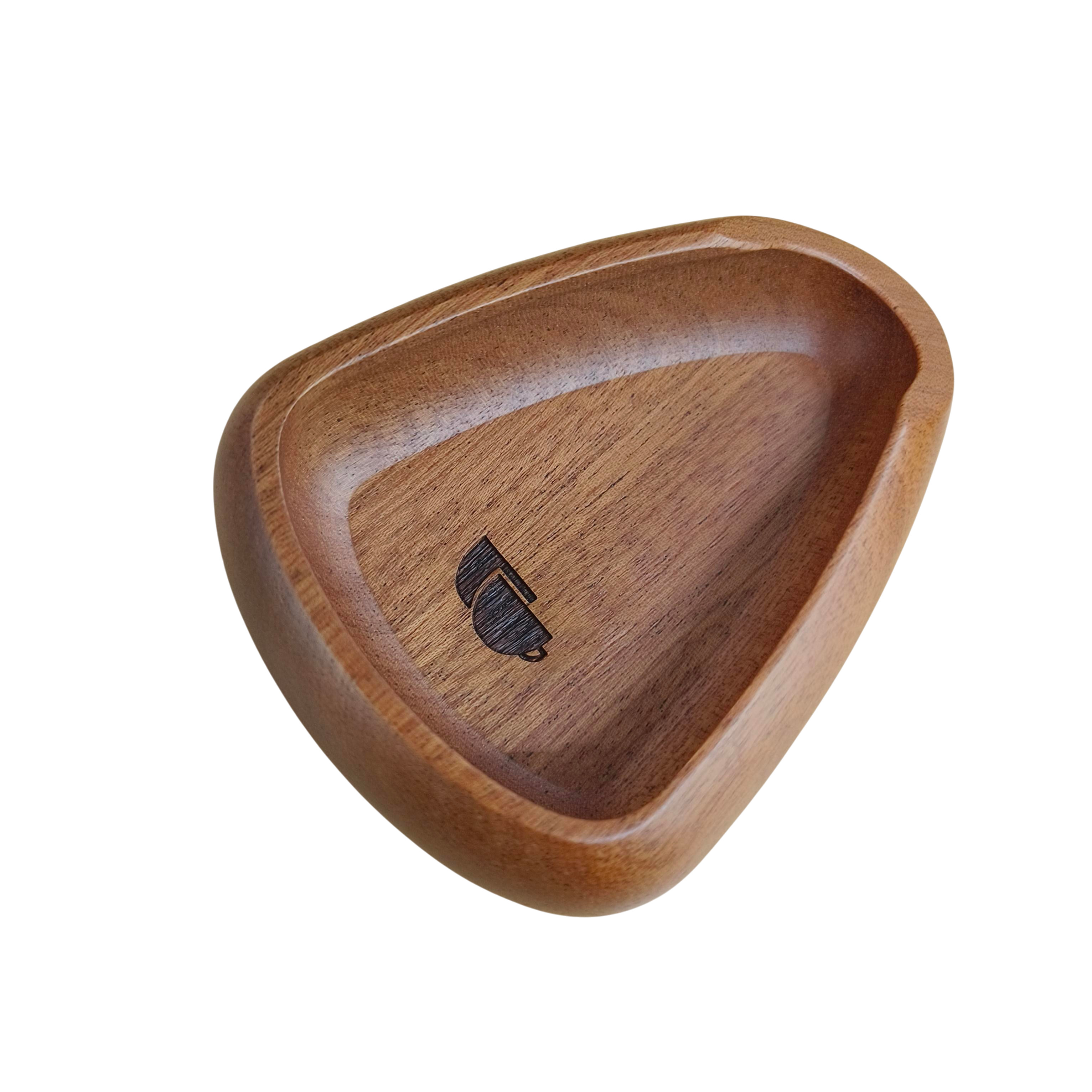 One Two Cups Coffee Dosing Tray Mangkok Takar Biji Kopi Walnut Wood - OX10 Gambar produk One Two Cups Coffee Dosing Tray Mangkok Takar Biji Kopi Walnut Wood - OX10