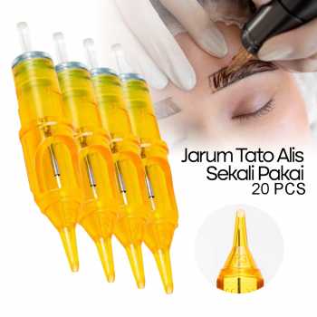 ShangDi Jarum Tato Alis Sekali Pakai Tattoo Needle 20 PCS - 1203RL