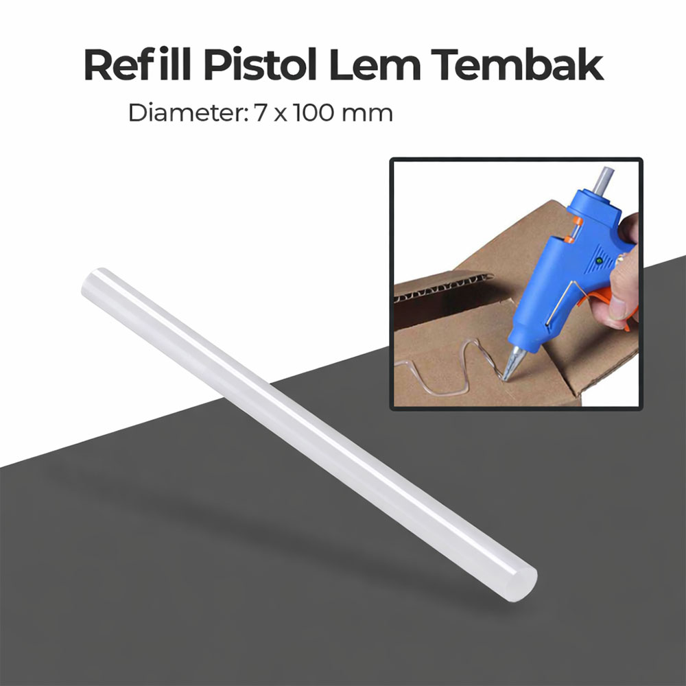 BongKim Refill Pistol Lem Tembak Hot Glue Stick 7x100mm - JBY-100 Gambar produk BongKim Refill Pistol Lem Tembak Hot Glue Stick 7x100mm - JBY-100