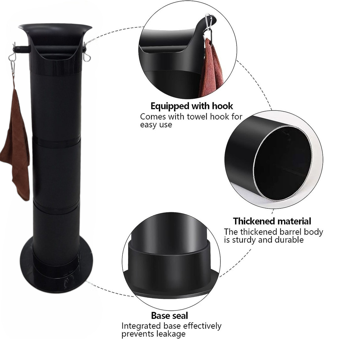 Fenteer Wadah Ampas Kopi Standing Coffee Knock Box Container 22x85cm - Y-200 Gambar produk Fenteer Wadah Ampas Kopi Standing Coffee Knock Box Container 22x85cm - Y-200