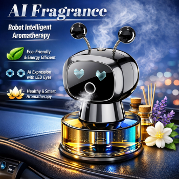 LANXUAN Parfum Mobil Robot AI Air Freshener 4 Mode Spray Aromatherapy - AF015