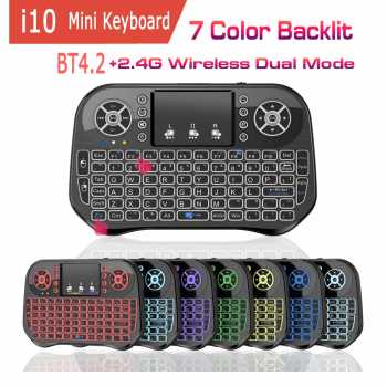 TOPKEY Keyboard Mini Touchpad Air Mouse Dual Mode 2.4GHz Bluetooth - M090