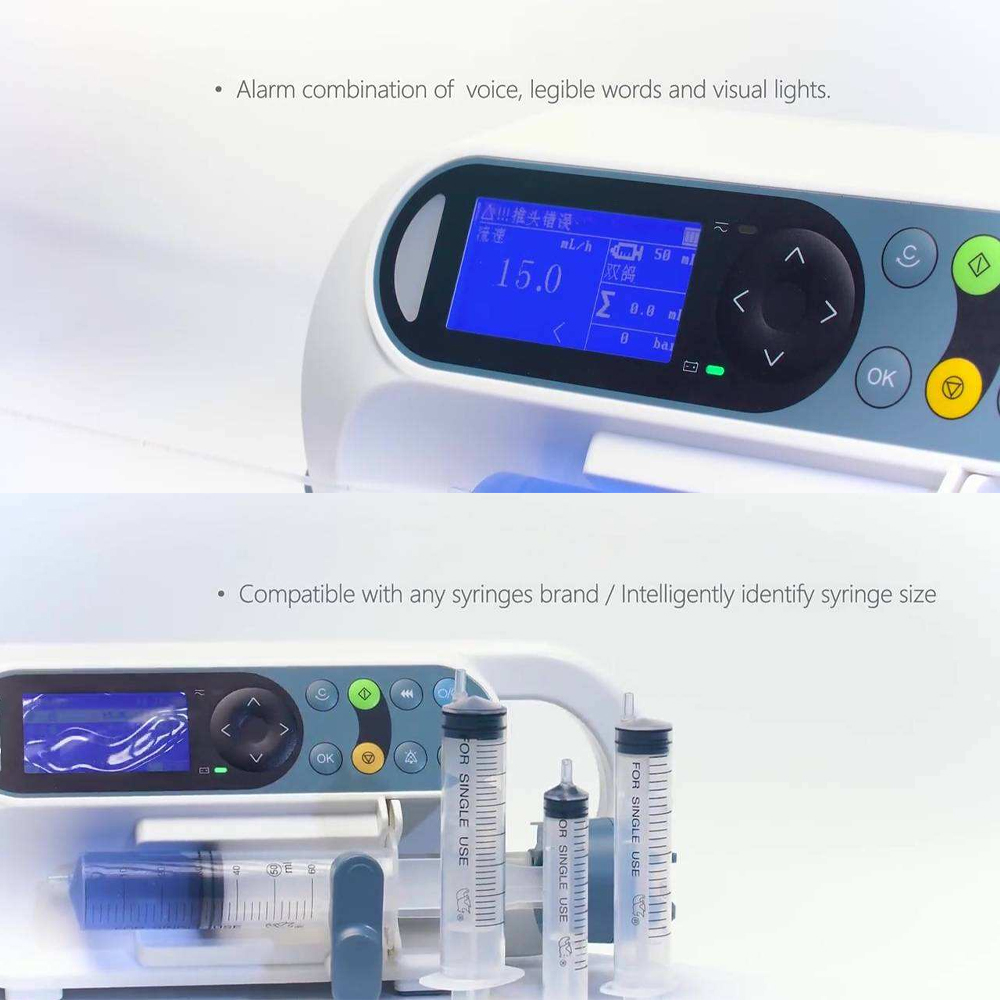 TaffOmicron Pompa Syringe Pump Weight Mode Drug Library 1000 Data - SP1 Gambar produk TaffOmicron Pompa Syringe Pump Weight Mode Drug Library 1000 Data - SP1