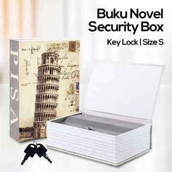 HOMESAFE Kotak Buku Novel Hidden Security Box Book Key Lock Size S - DHZ005