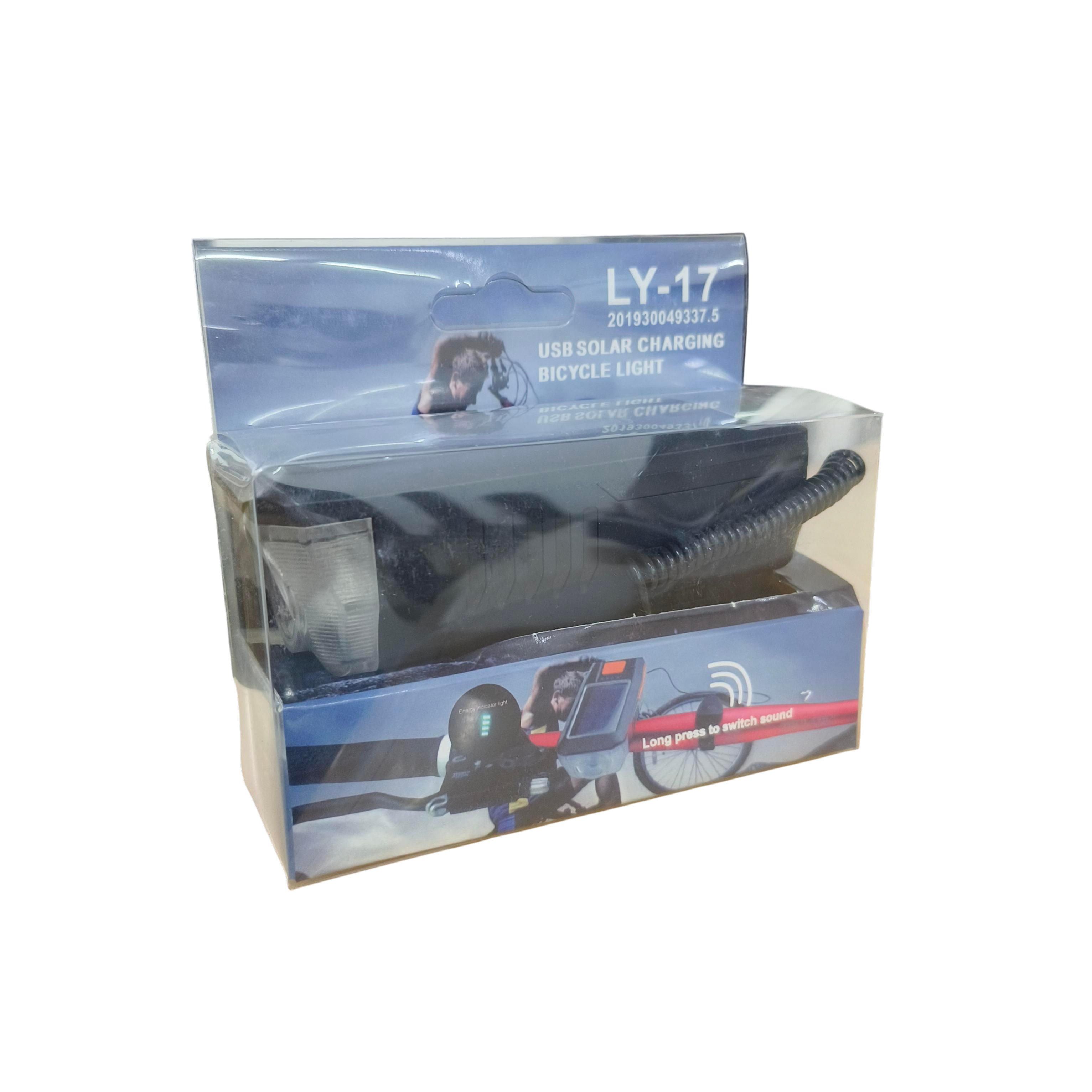 YAJIAPLUS Lampu Klakson Bel Elektrik Sepeda Waterproof Tenaga Solar - LY-17 Gambar produk YAJIAPLUS Lampu Klakson Bel Elektrik Sepeda Waterproof Tenaga Solar - LY-17