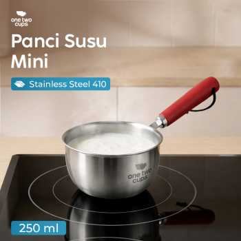 One Two Cups Panci Susu Mini Pan Stainless Steel 410 Dual Drainage - HK1