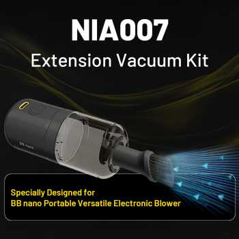 Gambar produk NITECORE Extension Vacuum Kit Nozzle Dust Bin 3in1 for BB Nano Blower - NIA007