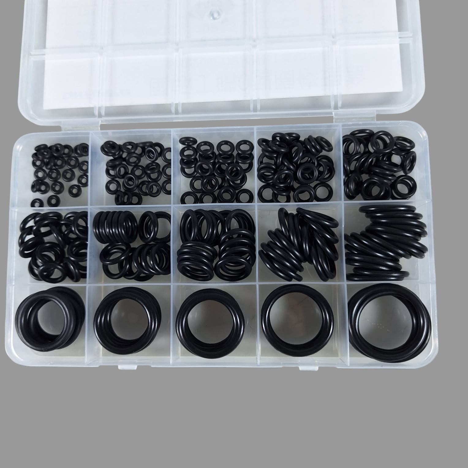 Taffware Karet Rubber O-Ring Seal Tightening Multifungsi 200 PCS - E436 Gambar produk Taffware Karet Rubber O-Ring Seal Tightening Multifungsi 200 PCS - E436