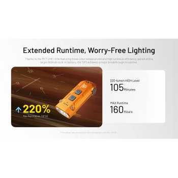 Gambar produk Nitecore Senter LED Mini Gantungan Keychain Flashlight 700 Lumens - TIP3