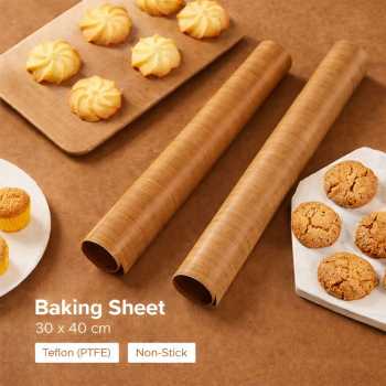 TEENRA Alas Masak Non Stick Reusable Cake Oven Baking Tray Mats - TW-295