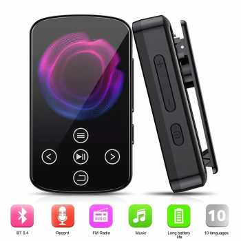RockStar MP3 Music Player Portable Bluetooth HiFi 1.5 Inch 210mAh - X80