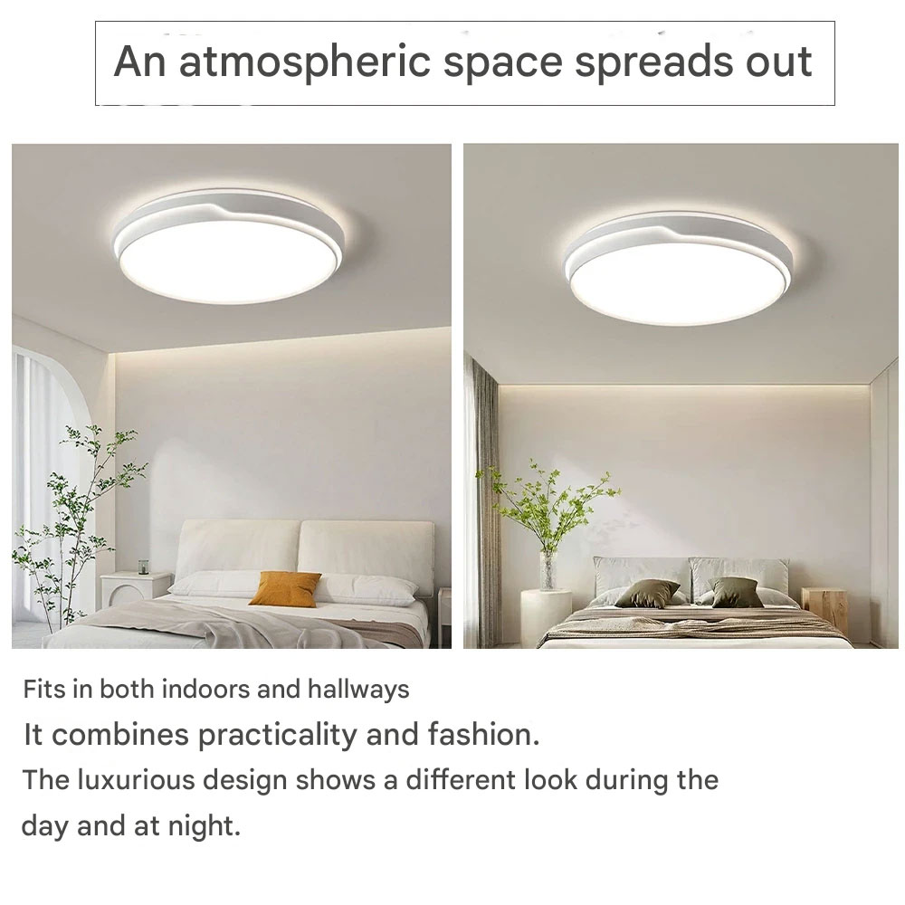 SHUANGZ Lampu Plafon LED Full Spectrum Cool White 220V 36W 40cm - M80 Gambar produk SHUANGZ Lampu Plafon LED Full Spectrum Cool White 220V 36W 40cm - M80