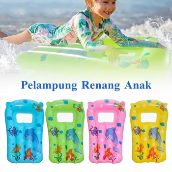 BUBBLO Pelampung Renang Anak Inflatable Water Float Mattress PVC - V025