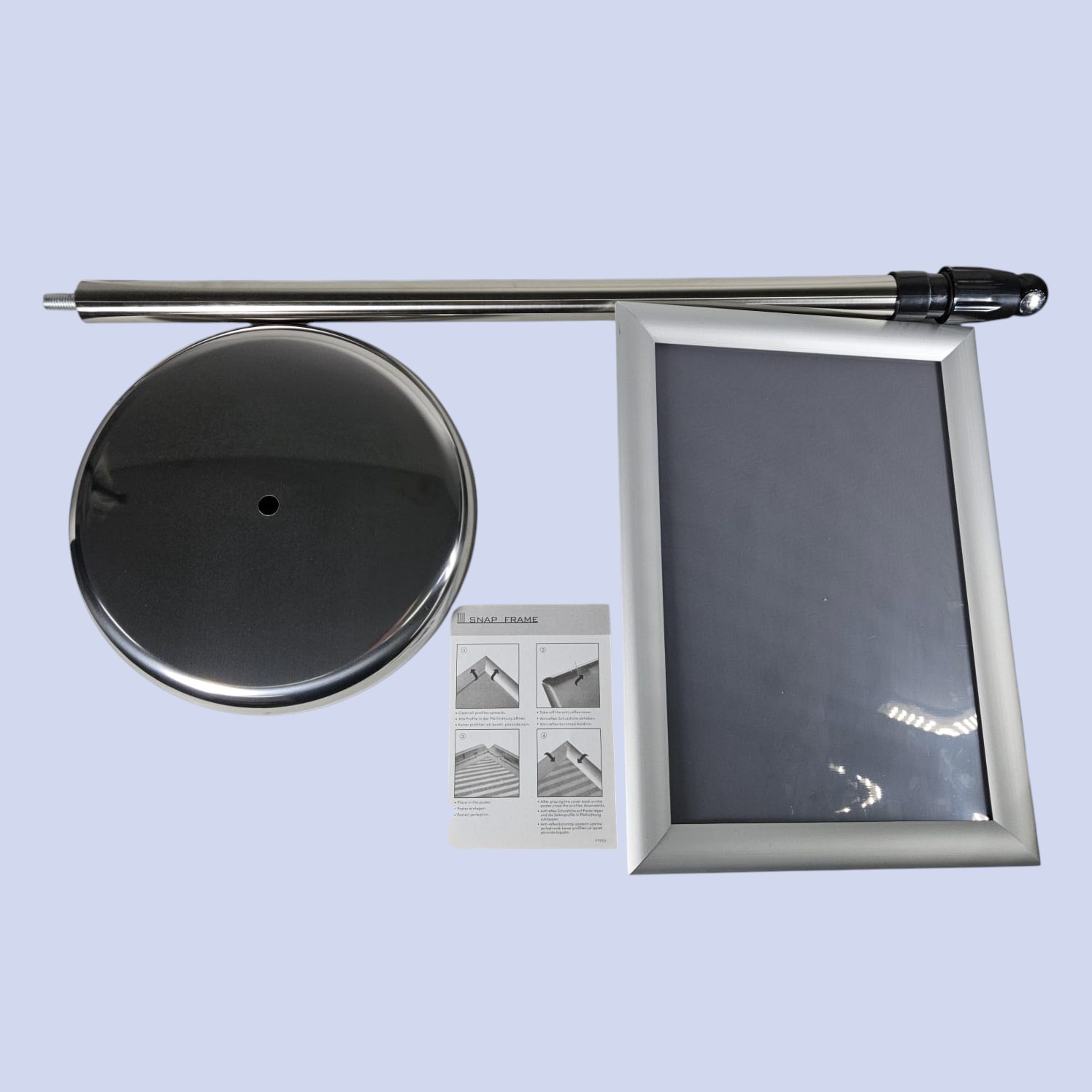 Derflex Papan Iklan Standing Poster Advertising Billboard Stainless A4 - INU200 Gambar produk Derflex Papan Iklan Standing Poster Advertising Billboard Stainless A4 - INU200