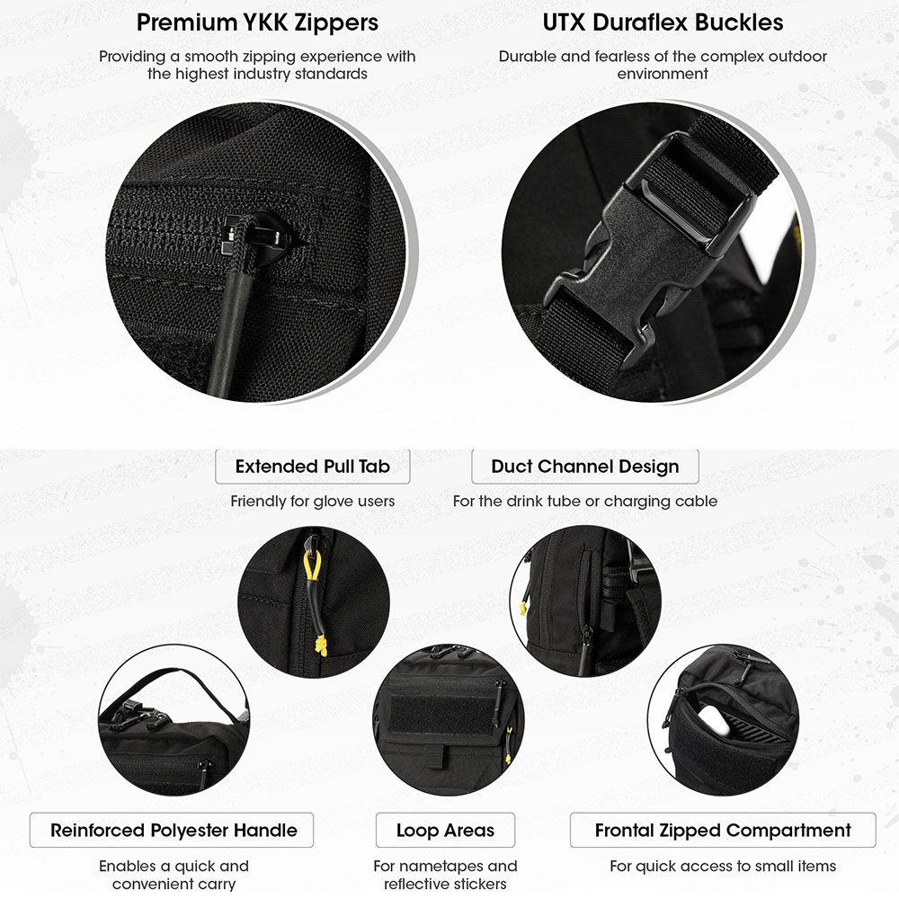 NITECORE Tas Ransel Tactical Laptop 14 Inch 500D Nylon MOLLE 18L - BP18 Gambar produk NITECORE Tas Ransel Tactical Laptop 14 Inch 500D Nylon MOLLE 18L - BP18