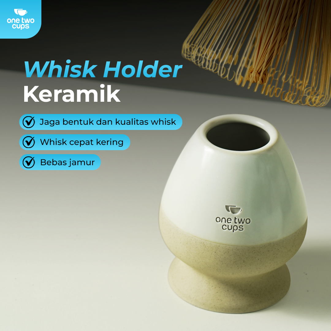 One Two Cups Matcha Set Chawan Chasen Stand Chashaku 470ml 4 PCS - S32 Gambar produk One Two Cups Matcha Set Chawan Chasen Stand Chashaku 470ml 4 PCS - S32