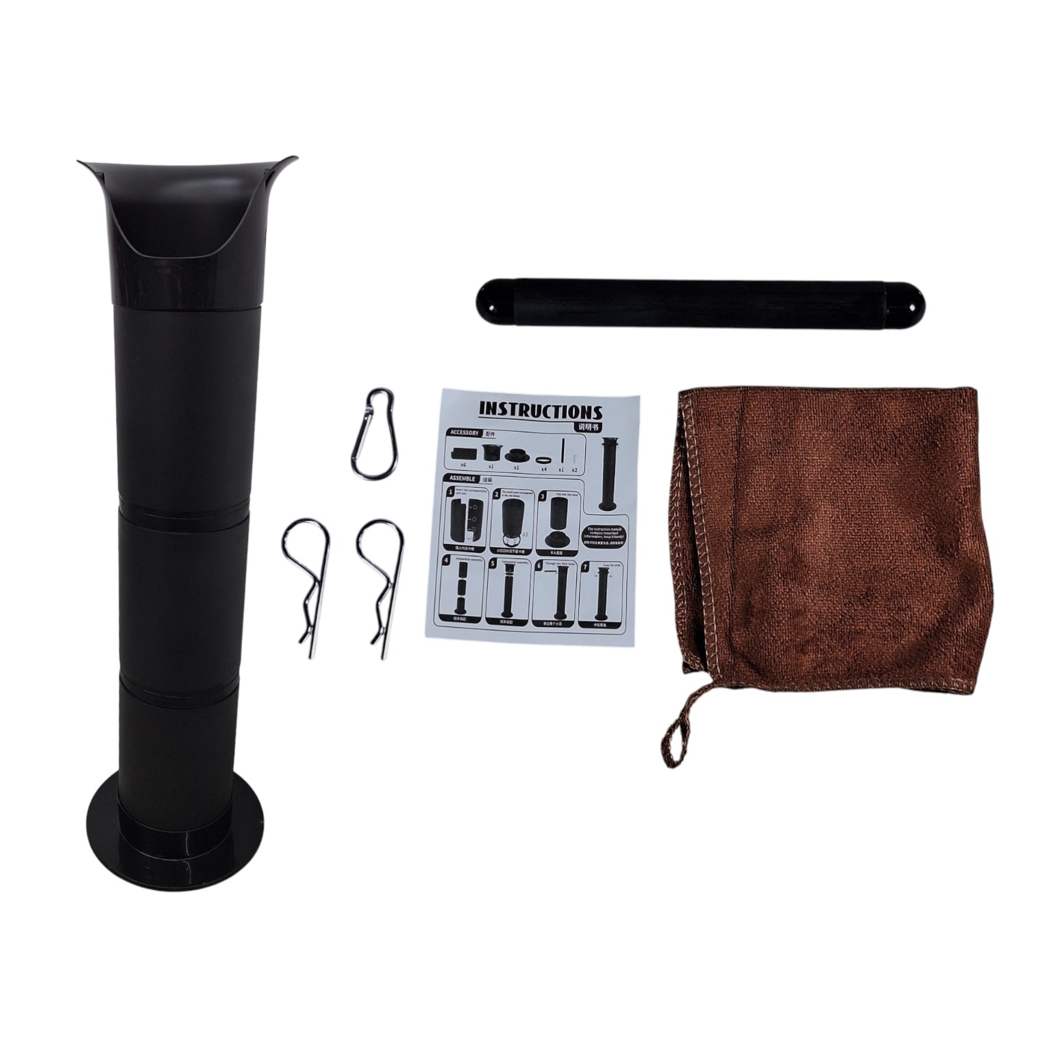 Fenteer Wadah Ampas Kopi Standing Coffee Knock Box Container 22x85cm - Y-200 Gambar produk Fenteer Wadah Ampas Kopi Standing Coffee Knock Box Container 22x85cm - Y-200