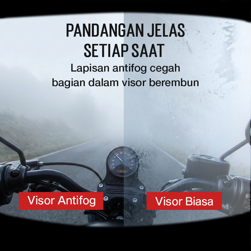 AXK Helm Full Face Motor Sport Olahraga Double Lens Anti Fog Motocycle - A557 Gambar produk AXK Helm Full Face Motor Sport Olahraga Double Lens Anti Fog Motocycle - A557