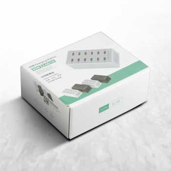 Gambar produk ALASICKA USB Hub Charger 10 Multi Port Type C 5V/2.4A 60W EU Plug - YC-A6