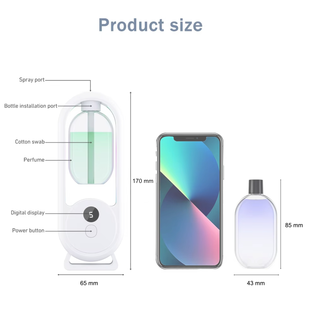 Lumea Diffuser Automatic Essential Oil Aromatherapy 50 ml with Oil J'adore - PW2 Gambar produk Lumea Diffuser Automatic Essential Oil Aromatherapy 50 ml with Oil J'adore - PW2