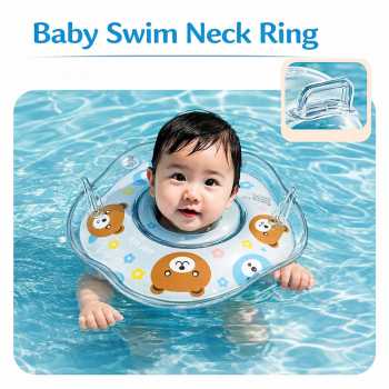 EXCLUZO Ban Pelampung Leher Bayi Floating Swim Inflatable PVC 40cm - FY090