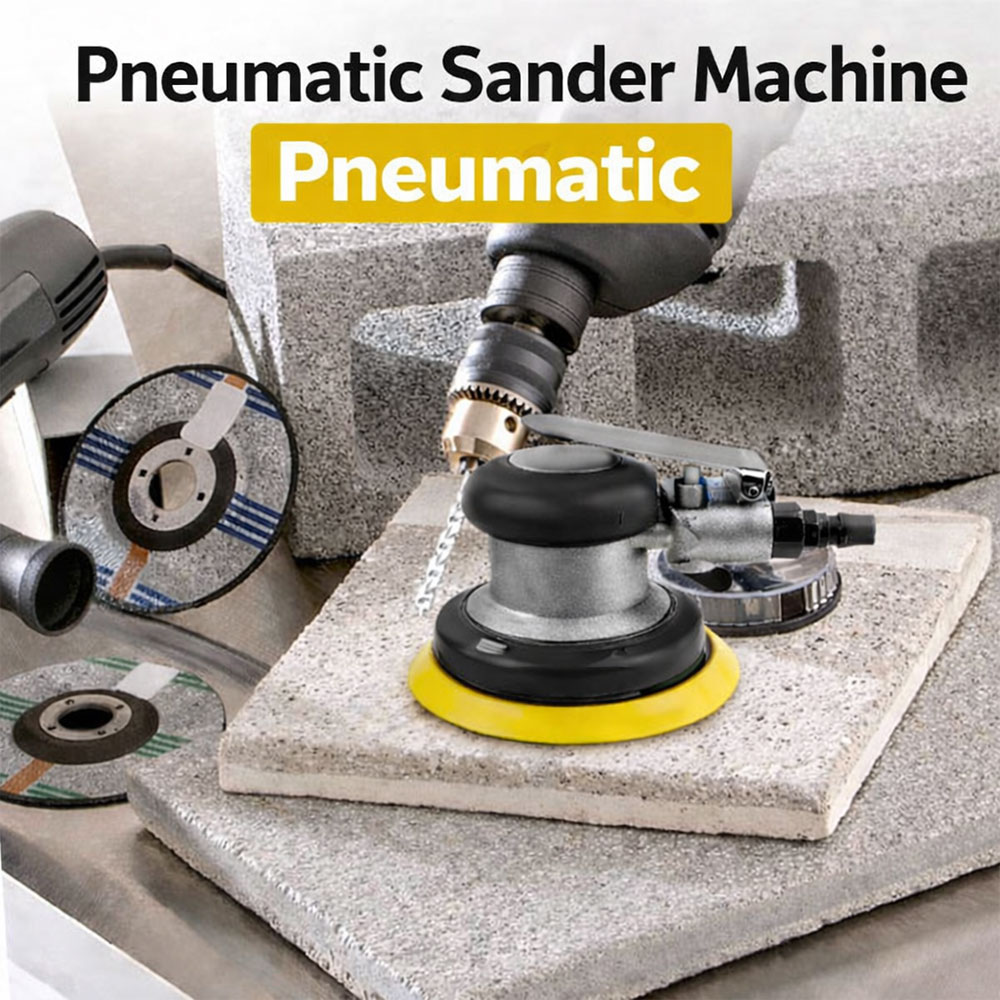 Keenso Mesin Amplas Angin Air Orbital Sander Pneumatic Round 5 Inch - BG-125D Gambar produk Keenso Mesin Amplas Angin Air Orbital Sander Pneumatic Round 5 Inch - BG-125D