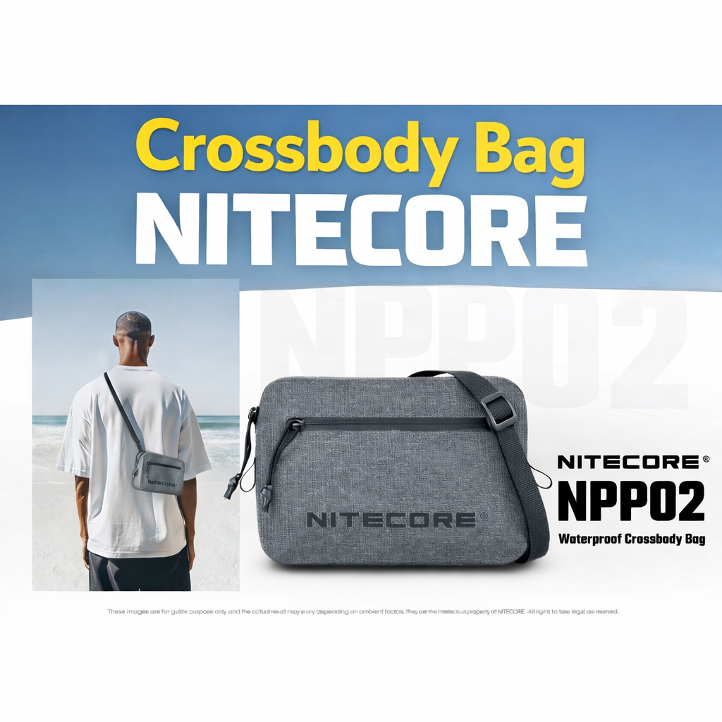 Gambar produk NITECORE Tas Sling Bag Waterproof Crossbody Outdoor 900D Nylon 1.4L - NPP02
