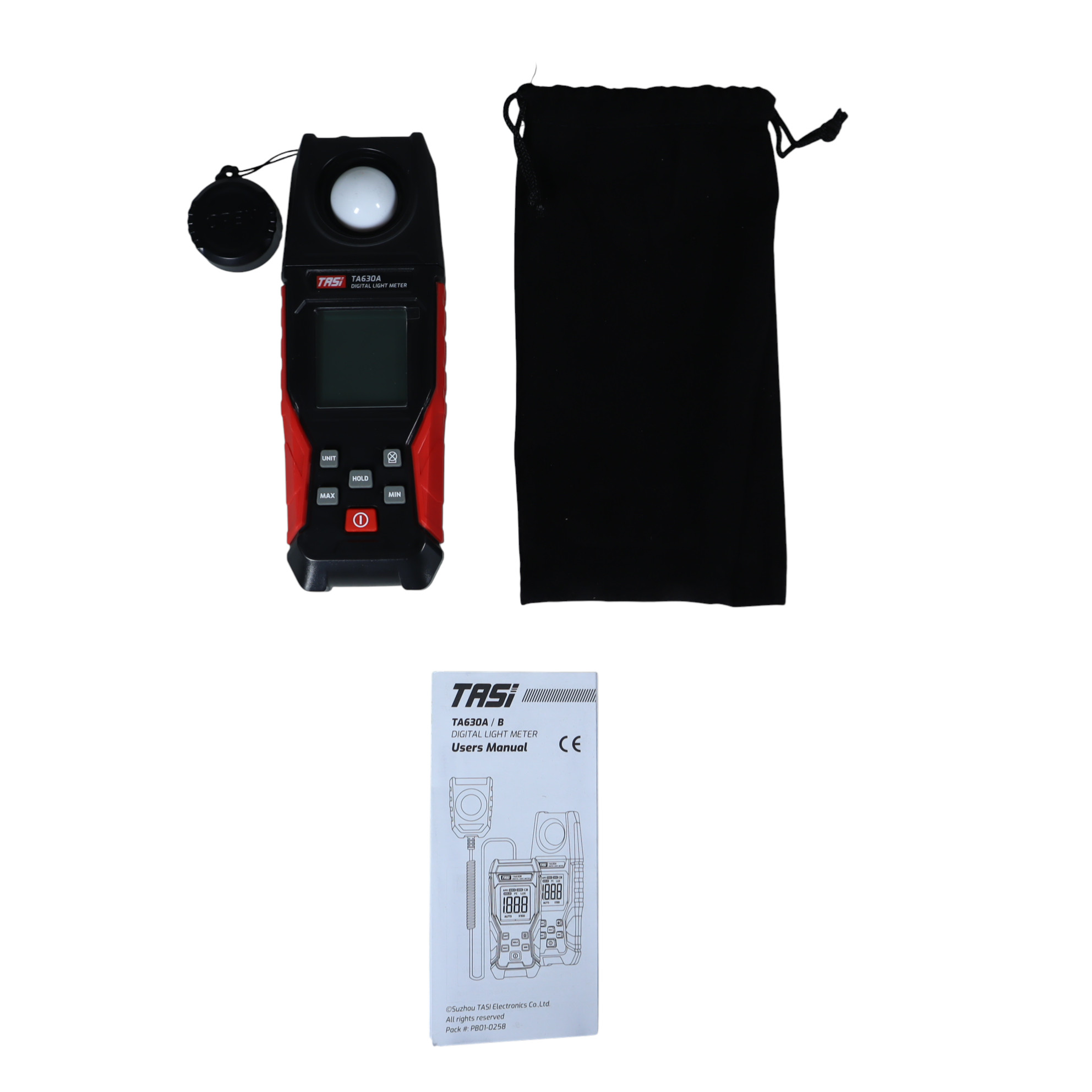 TASi Lux Meter Alat Ukur Intensitas Cahaya Digital LCD Screen - TA630A Gambar produk TASi Lux Meter Alat Ukur Intensitas Cahaya Digital LCD Screen - TA630A