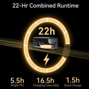 Gambar produk TELESIN Mikrofon Wireless Lavalier 2in1 Bluetooth Magnetic Clip Type C - P5-MCP-14