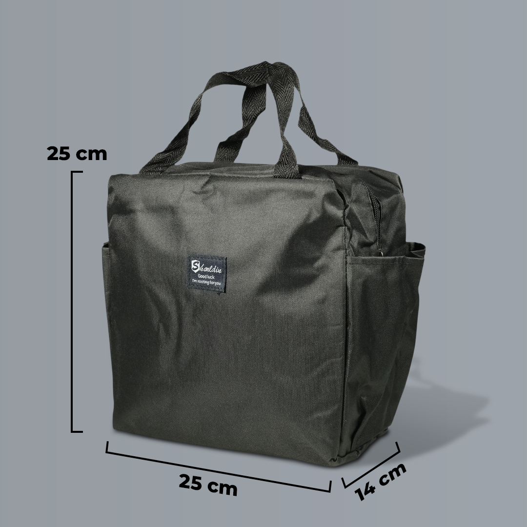 Sharldin Tas Bekal Tahan Panas Dingin Aluminium Foil Insulated Bag - H25 Gambar produk Sharldin Tas Bekal Tahan Panas Dingin Aluminium Foil Insulated Bag - H25