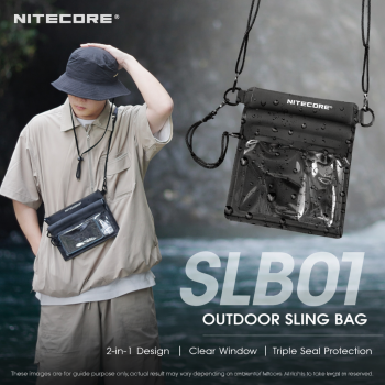 Gambar produk NITECORE Tas Sling Bag Multifungsi Outdoor 2in1 Modular IPX8 PVC 500D - SLB01