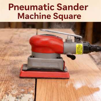 THETWOO Mesin Amplas Angin Air Orbital Sander Pneumatic Square - BG-75100D