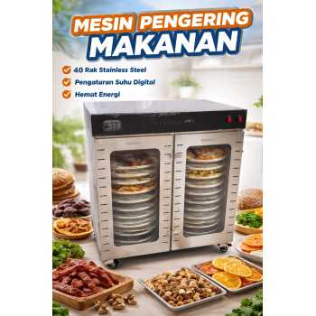 Taffware Mesin Pengering Makanan Rotating Food Dehydrator 40 Layer - LT85