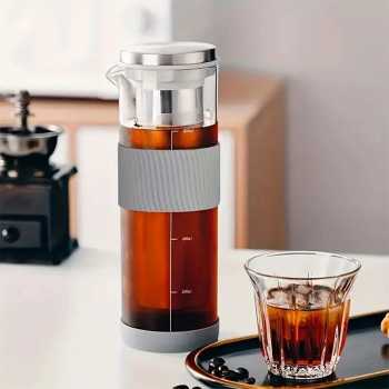 ODTY Teko Kaca Cold Brew Coffee Maker Filter Stainless Steel 800ml - OD-15