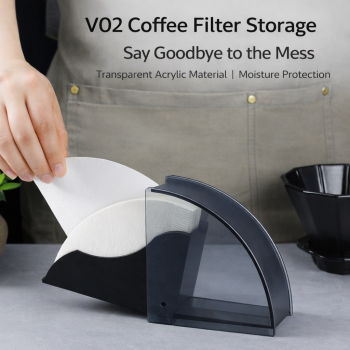 Zlish Tempat Filter Kertas Kopi Paper Coffee Holder Up to 100 Slot - V02