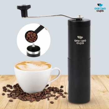 One Two Cups Penggiling Biji Kopi Manual Coffee Grinder Adjustable - E810