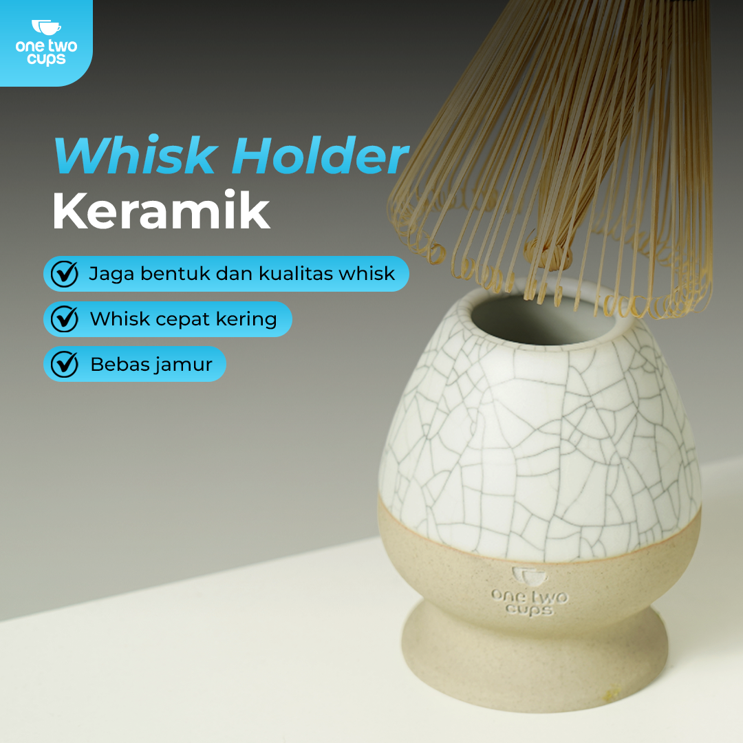 One Two Cups Matcha Set Chawan Chasen Stand Chashaku 470ml 4 PCS - S32 Gambar produk One Two Cups Matcha Set Chawan Chasen Stand Chashaku 470ml 4 PCS - S32