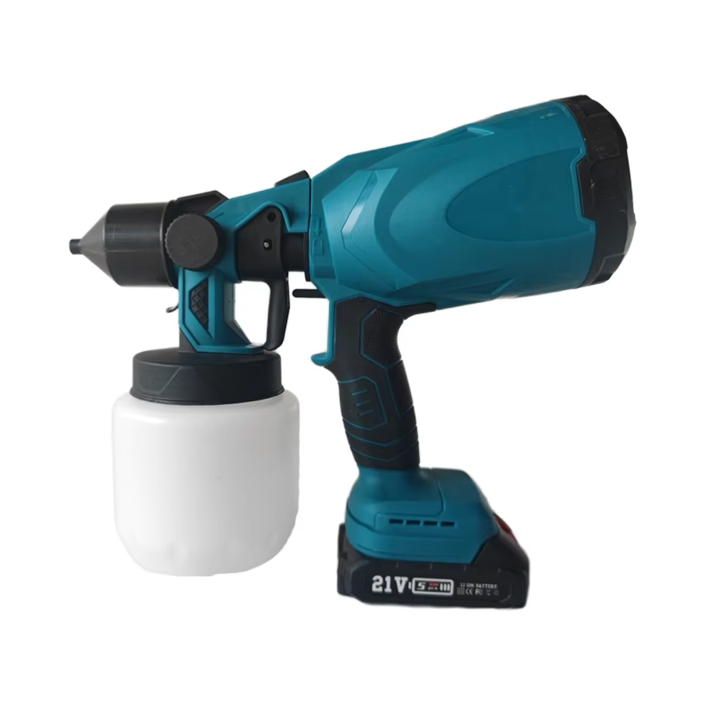 Taffware Pistol Semprot Cat Dinding Spray Gun Elektrik 800ml 1500mAh - TM01 Gambar produk Taffware Pistol Semprot Cat Dinding Spray Gun Elektrik 800ml 1500mAh - TM01