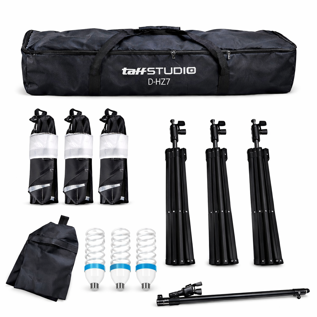TaffSTUDIO Photography Foto Studio Lightning Kit Youtube Vlog - D-HZ7 Gambar produk TaffSTUDIO Photography Foto Studio Lightning Kit Youtube Vlog - D-HZ7