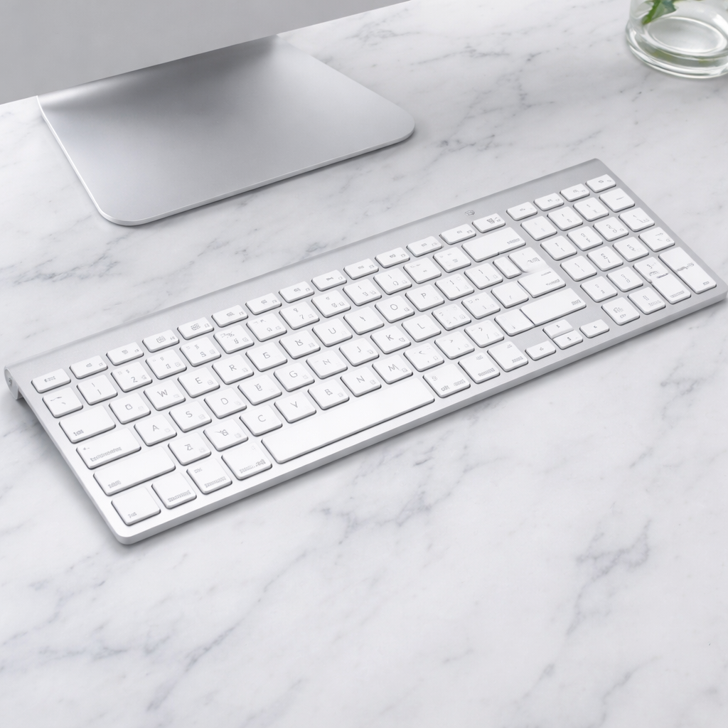 Gambar produk JOMAA Keyboard Dual Wireless Bluetooth 2.4G with Phone Stand Type C - MLD-580