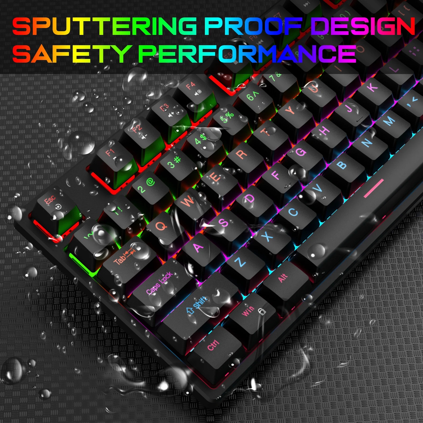 Y-FRUITFUL Keyboard Gaming Mechanical Feel 61 Key Blue Switch Wired - K33 Gambar produk Y-FRUITFUL Keyboard Gaming Mechanical Feel 61 Key Blue Switch Wired - K33