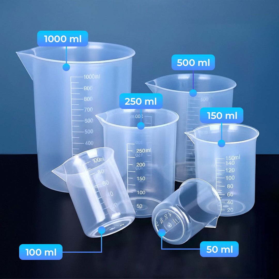 VYROX LITE Gelas Ukur Plastik Dapur Laboratorium Measuring Cup 500ml - B4 Gambar produk VYROX LITE Gelas Ukur Plastik Dapur Laboratorium Measuring Cup 500ml - B4