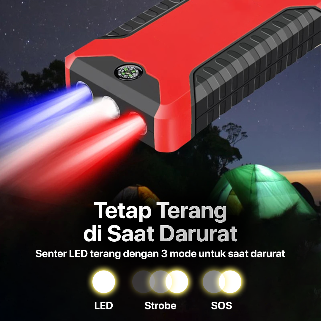 JXIANG POWER Jumper Aki Mobil Powerbank Standard Jump Starter 20000mAh - JX27-Pro Gambar produk JXIANG POWER Jumper Aki Mobil Powerbank Standard Jump Starter 20000mAh - JX27-Pro