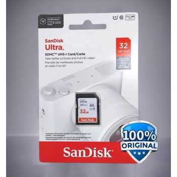 Gambar produk SanDisk Ultra SDXC/HC UHS-I Card Class 10 120MB/s 32GB - SDSDUN4