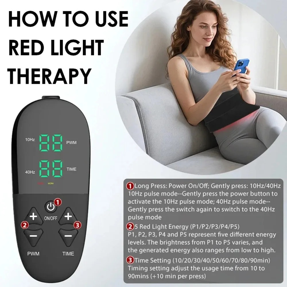 CIM Alat Terapi Infrared Red Light Therapy Belt for Body Pain - C-70 Gambar produk CIM Alat Terapi Infrared Red Light Therapy Belt for Body Pain - C-70