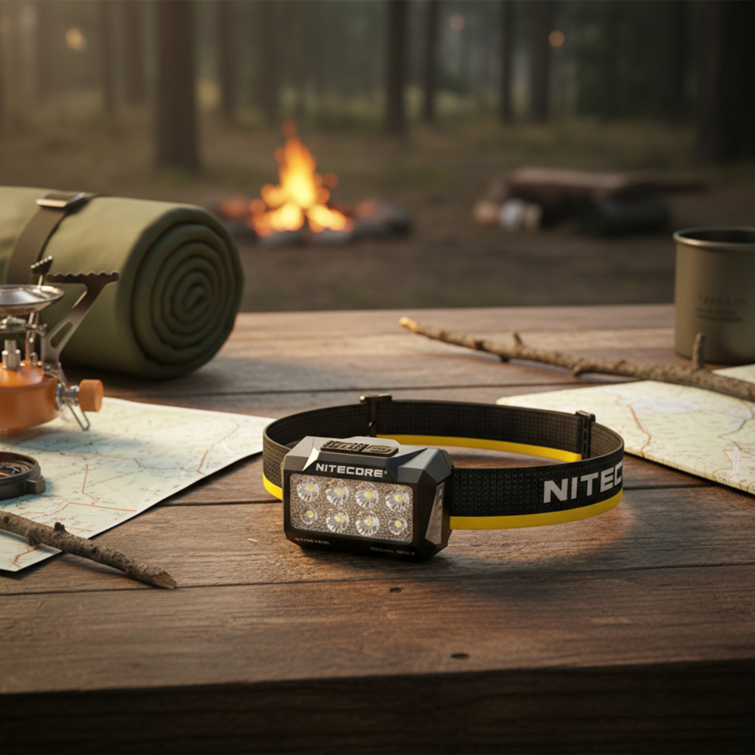 Gambar produk NITECORE Senter Kepala Headlamp LED MCT 3in1 Color IP66 800 Lumens - HA25 UHE