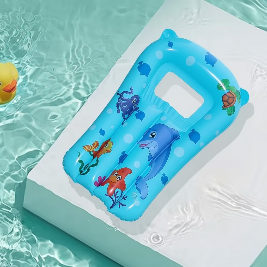 BUBBLO Pelampung Renang Anak Inflatable Water Float Mattress PVC - V025 Gambar produk BUBBLO Pelampung Renang Anak Inflatable Water Float Mattress PVC - V025