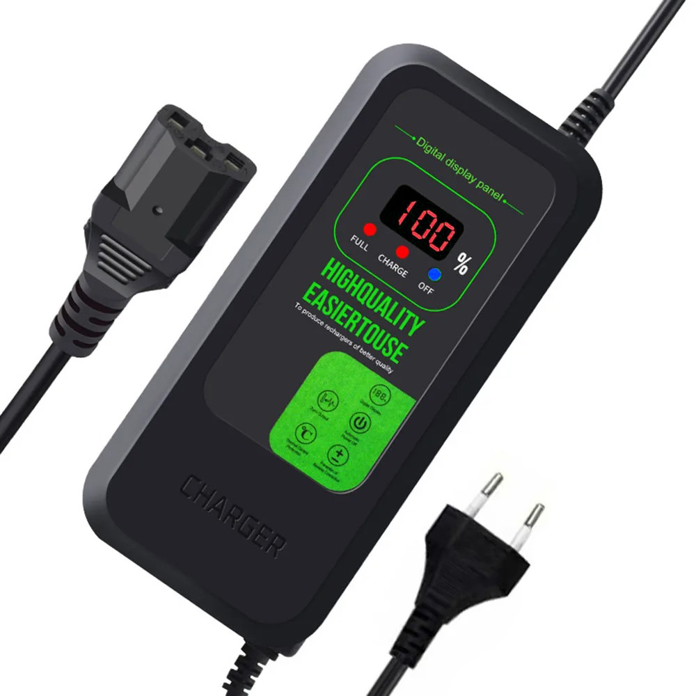 TASKOOD Charger Aki Sepeda Listrik 5 Phase Battery Charger Portable 60V 20Ah - TAH-60 Gambar produk TASKOOD Charger Aki Sepeda Listrik 5 Phase Battery Charger Portable 60V 20Ah - TAH-60