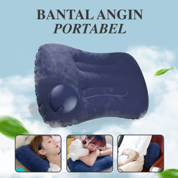 NKE Bantal Angin Portable Travel Inflatable Aeros Pillow - F8057