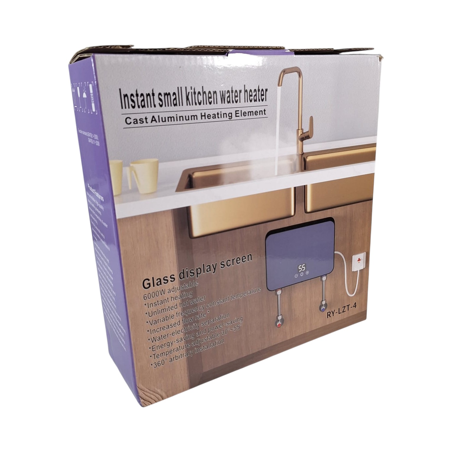 BIBAY Pemanas Air Listrik Instant Water Heater Display IPX4 220V 6000W - RY-LZT-4 Gambar produk BIBAY Pemanas Air Listrik Instant Water Heater Display IPX4 220V 6000W - RY-LZT-4